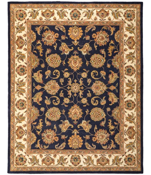 Feizy Wagner Classic Oriental, Blue/Tan/Gold, 5' x 8' Area Rug