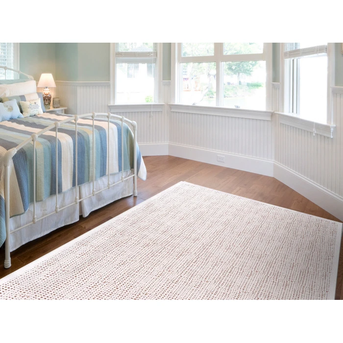 Feizy Saphir Mira BLUSH/WHITE 6803499F 9 ft. 8 in. X 12 ft. 7 in. Rectangle Rug