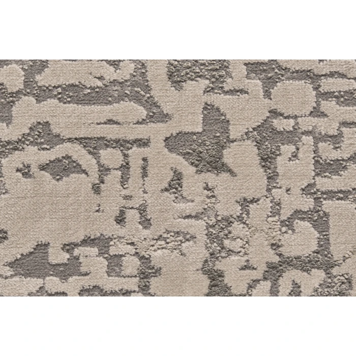Feizy Prasad Casual Abstract, Gray/Ivory, 8' x 11' Area Rug