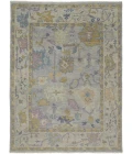 Feizy Karina Hand-Knotted Botanical Area Rug, Gray/Yellow, 5ft-6in x 8ft-6in