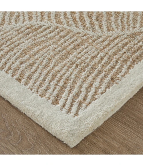Feizy Winston Tan/Ivory WNS8B02F 9ft. x 12ft. Rect. Rug