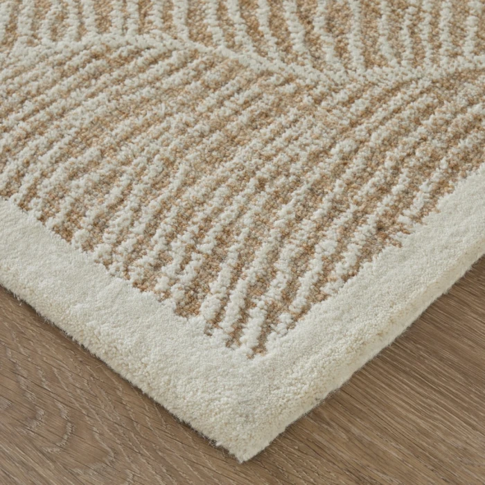 Feizy Winston Tan/Ivory WNS8B02F 9ft. x 12ft. Rect. Rug