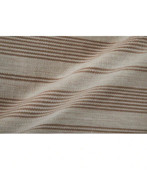 Feizy Duprine Casual Stripes, Black/White/Ivory, 10' x 14' Area Rug