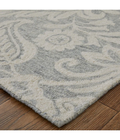 Feizy Belfort Classic Medallion, Blue/Ivory, 10' x 14' Area Rug