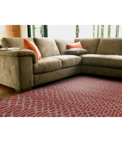 Feizy Prentiss I0504 RED Area Rug 8 ft. X 10 ft. Rectangle