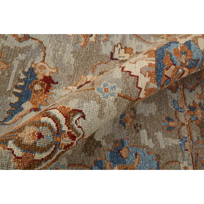 Feizy Leylan Casual Floral & Botanical, Brown/Tan/Gray, 9'-6" x 13'-6" Area Rug