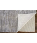 Feizy Laina Rustic Distressed, Taupe/Silver/Tan, 3' x 10' Runner