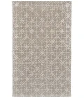 Feizy Manoa Mid-Century Modern Geometric, Taupe/Ivory/Tan, 9'-6" x 13'-6" Area Rug