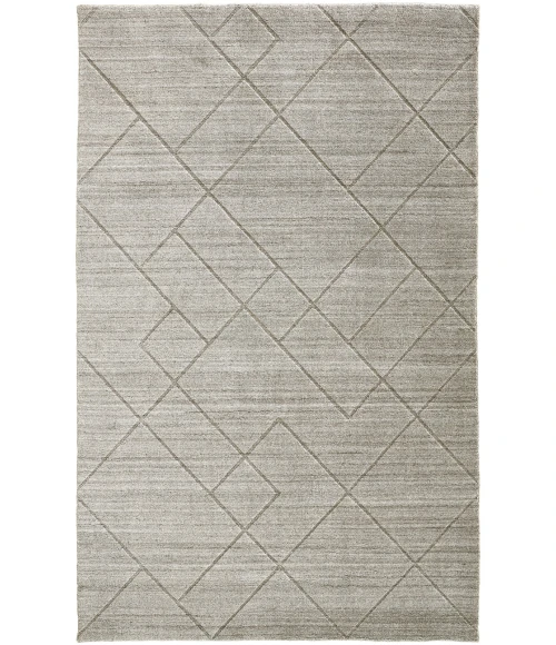 Feizy Redford Minimal Viscose Rug, Beige/Gray, 12' x 15' Area Rug
