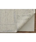 Feizy Navaro Scandinavian Distressed, Ivory/Gray/Blue, 3'-6" x 5'-6" Accent Rug