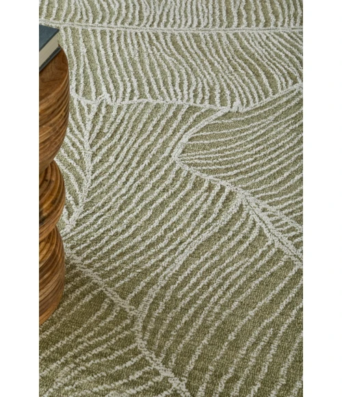 Feizy Winston Green/Ivory WNS8B02F 9ft. x 12ft. Rect. Rug