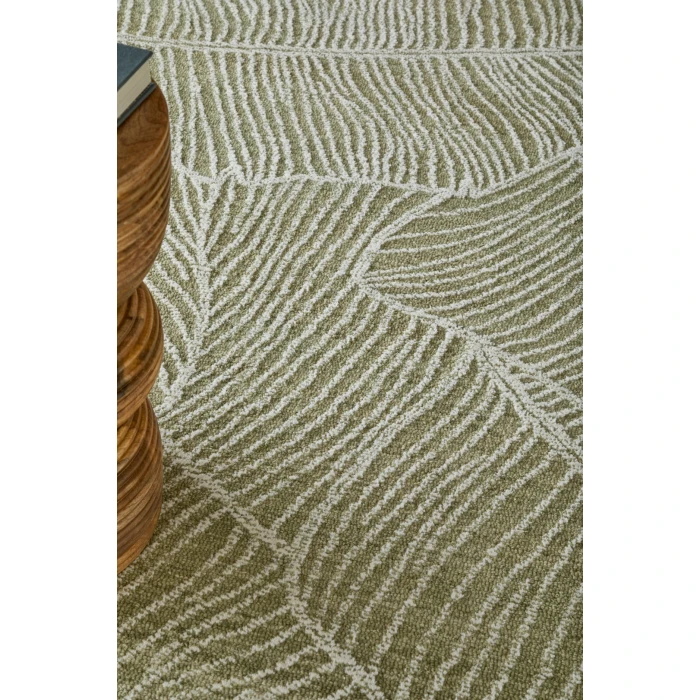 Feizy Winston Green/Ivory WNS8B02F 5ft. x 8ft. Rect. Rug