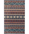 Feizy Nolan Vinatge Style Tribal Kazak Rug, Classic Blue/Ochre Red, 12ft-10in x 15ft