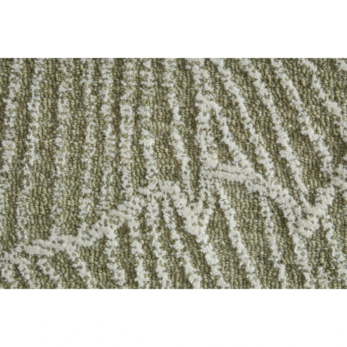 Feizy Winston Green/Ivory WNS8B02F 5ft. x 8ft. Rect. Rug