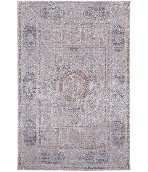 Feizy Francisco Moroccan Ornamental Rug, Gray/Ivory, 12' x 15' Area Rug