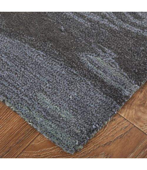 Feizy Amira Contemporary Watercolor Rug, Iceberg Green/Mist Blue, 2ft x 3ft Area Rug