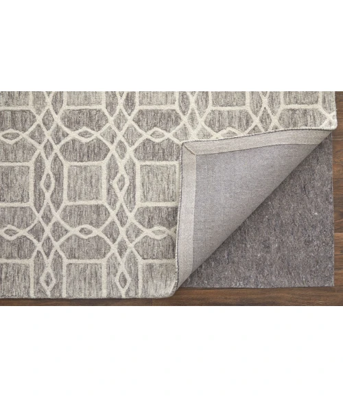 Feizy Rhett Classic Trellis & Lattice, Taupe/Ivory/Gray, 8' x 10' Area Rug