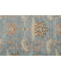 Feizy Beall Luxury Wool, Ornamental Flora, Cool Blue, 9ft-6in x 13ft-6in Area Rug