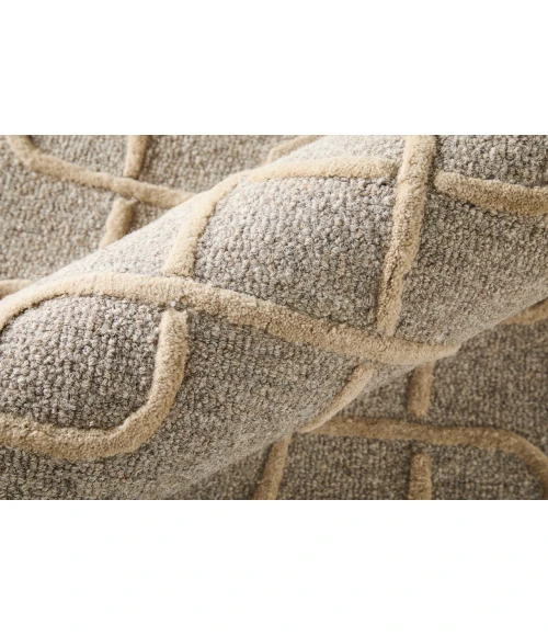Feizy Kimball Gray/Taupe/Tan KIM8A35F 12ft. x 15ft. Rect. Rug