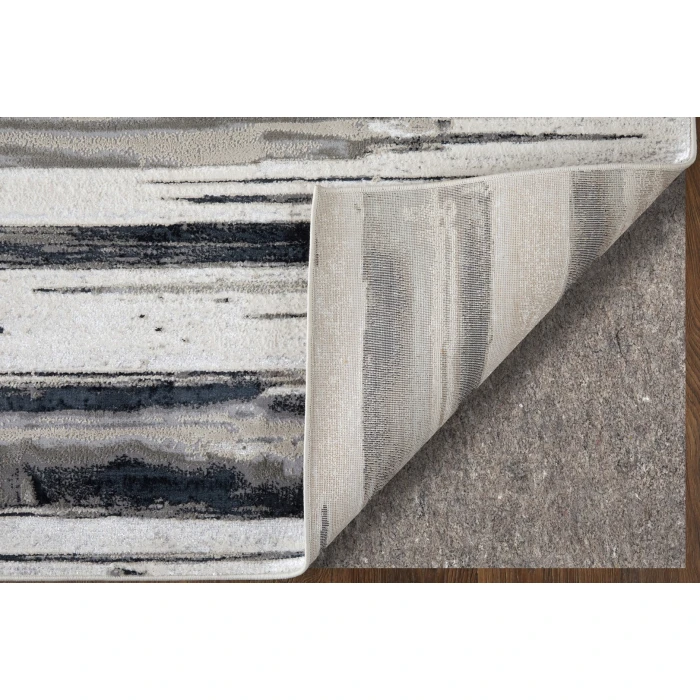 Feizy Jewel Silver/Black COJ39CJF 6ft.7in. x 9ft.6in. Rect. Rug