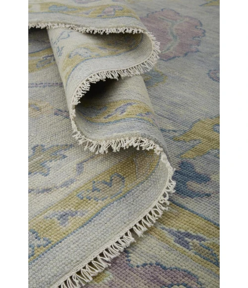 Feizy Karina Hand-Knotted Botanical Area Rug, Gray/Yellow, 5ft-6in x 8ft-6in