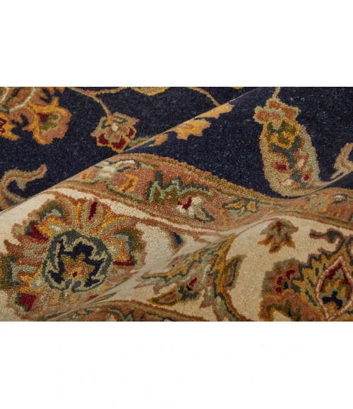 Feizy Wagner Classic Oriental, Blue/Tan/Gold, 5' x 8' Area Rug