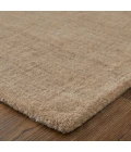 Feizy Luna Casual Solid, Tan, 10' x 10' Round Rug
