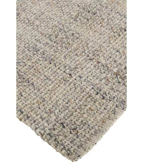 Feizy Naples Space Dyed In/Outdoor Flatweave, Warm Gray/Tan, 2ft x 3ft Area Rug