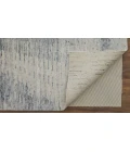Feizy Brighton Industrial Abstract, Ivory/Blue/Gray, 8'-6" x 11'-6" Area Rug