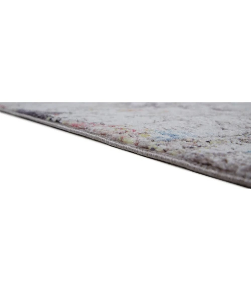 Feizy Armant Bohemian & Eclectic Moroccan, Gray/Taupe/Blue, 9'-5" x 12'-5" Area Rug