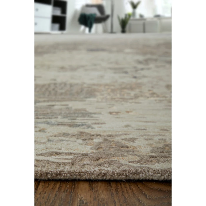 Feizy Zarah Bohemian & Eclectic Abstract, Brown/Tan/Black, 5' x 8' Area Rug
