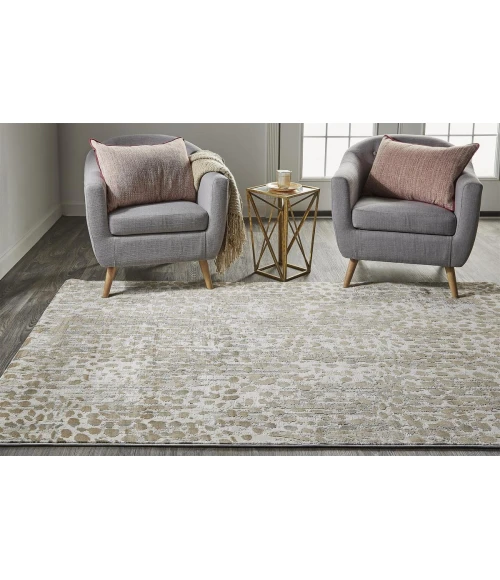 Feizy Waldor Casual Animal Print, Brown/Ivory/Tan, 10' x 13'-2" Area Rug