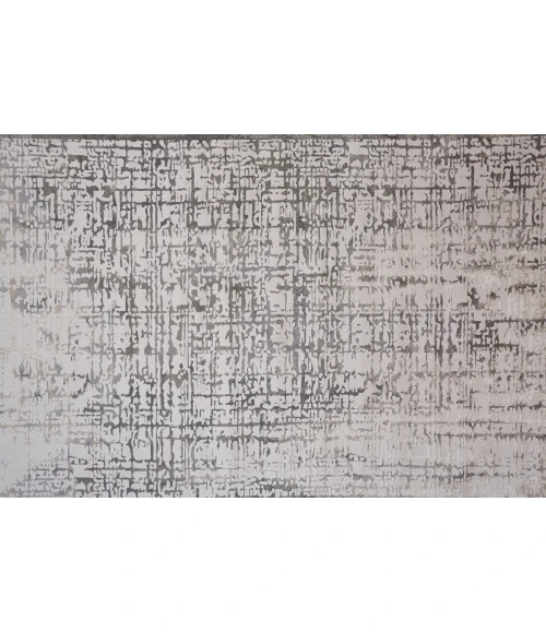 Feizy Prasad Casual Abstract, Gray/Ivory, 8' x 11' Area Rug