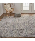 Feizy Berkeley Casual Abstract, Purple/Taupe/Gray, 8' x 11' Area Rug