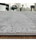 Feizy Cadiz Industrial Abstract, Taupe/Gray/Silver, 13' x 20' Area Rug