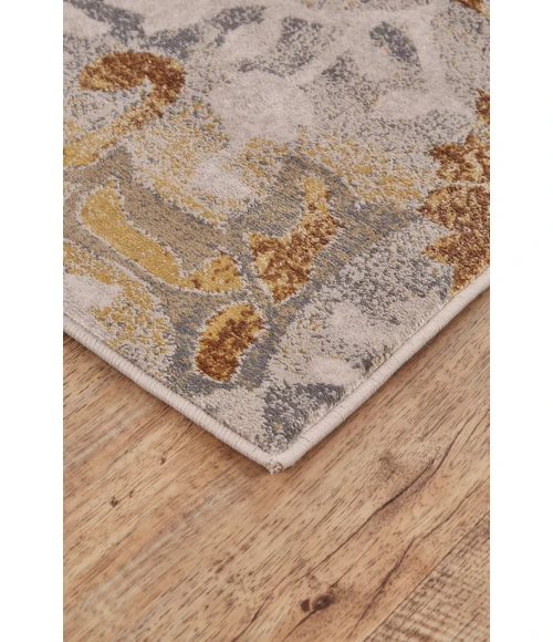 Feizy Cannes Gray/Yellow/Ivory 6723685F 10 ft. X 13 ft. 2 in. Rect. Rug