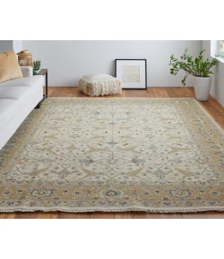 Feizy Corbitt 0611F IVORY/GOLD Area Rug 2 ft. X 3 ft. Rectangle