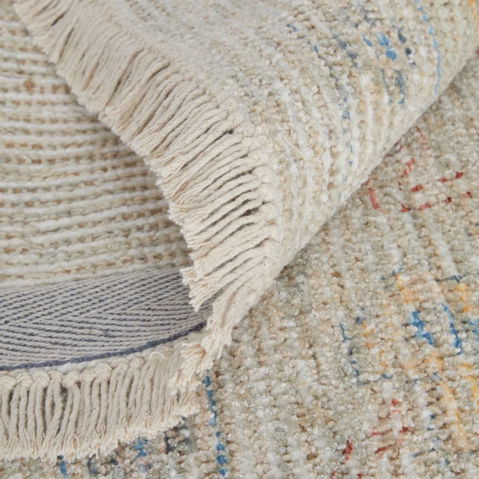 Feizy Caldwell Brown/Tan/Blue 8798978F 7 ft. 6 in. X 9 ft. 6 in. Rect. Rug