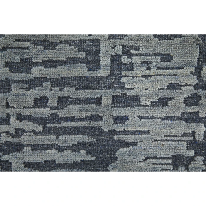 Feizy Berwyn Blue/Silver/Gray T12T6005 7ft.9in. x 9ft.9in. Rect. Rug