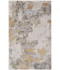 Feizy Waldor Luxury & Glam Abstract, Ivory/Gold/Gray, 12' x 15' Area Rug