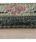 Feizy Springfield Gray/Ivory/Blue SPF8A47F 9ft. x 12ft. Rect. Rug