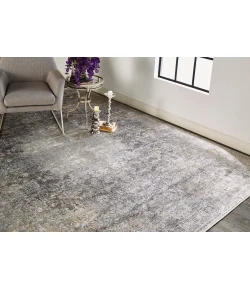 Feizy Sarrant 3964F STONE Area Rug 9 ft. 6 in. X 12 ft. 7 in. Rectangle