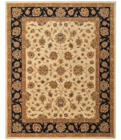 Feizy Wagner 8942F BEIGE/BLACK Area Rug 5 ft. X 8 ft. Rectangle