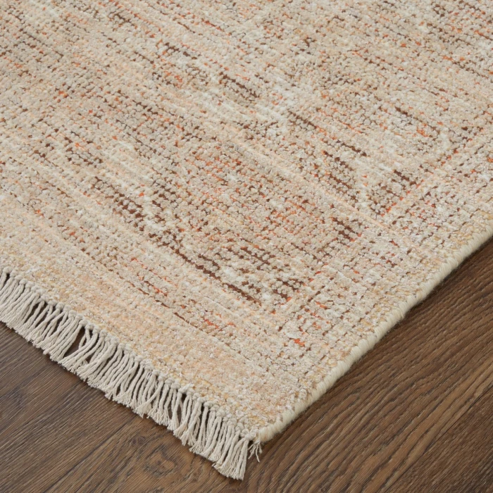 Feizy Caldwell Orange/Tan/Ivory 8798977F 2 ft. X 3 ft. Rect. Rug