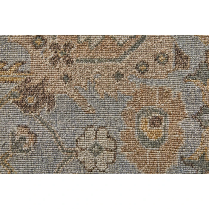 Feizy Corbitt Classic Oriental, Blue/Gold/Gray, 7'-9" x 9'-9" Area Rug