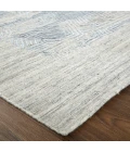 Feizy Elias Casual Abstract, Gray/Blue, 2'-9" x 8' Runner