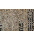 Feizy Zarah Bohemian & Eclectic Abstract, Brown/Tan/Black, 9' x 12' Area Rug