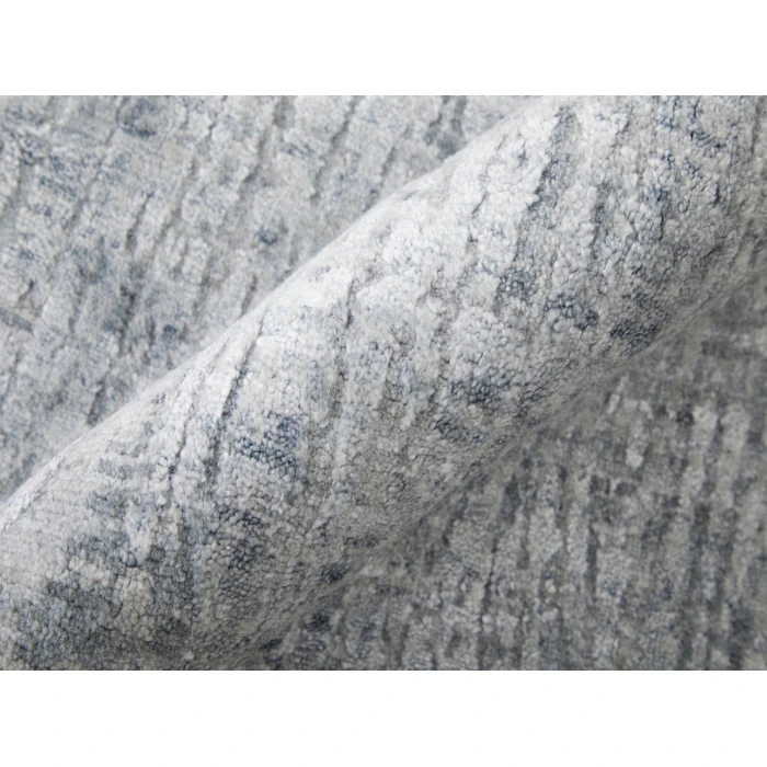 Feizy Eastfield Casual Abstract, Blue/Silver, 2'-6" x 8' Runner