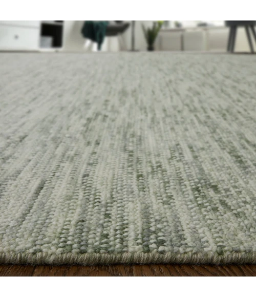 Feizy Branson Casual Solid, Green/Ivory, 2' x 3' Accent Rug
