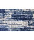 Feizy Eastfield Casual Abstract, Blue/Ivory, 8' x 8' Round Rug